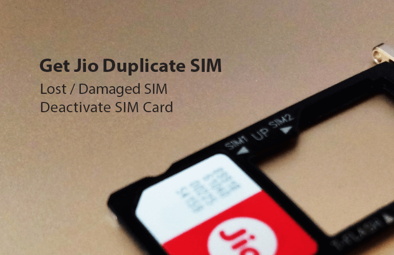 Jio Duplicate SIM